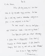 Small Collection / Small Archive of two very rich and personal, handwritten &amp; signed letters on cards by Sendak, together with a wonderful collection of fourteen (14) loose gicleé prints