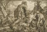 Johannes Josephus Aarts, "Bedelaar" ["Bettler" / "Beggar"] - Original signed Lithograph