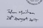 Original, signed John Minihan-photograph of Seamus Heaney at his 70th birthday in his home in Dublin, in the year 2009 